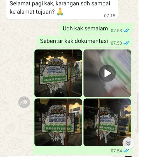 Pengiriman Papan Bunga Selamat Pacor Kutoarjo