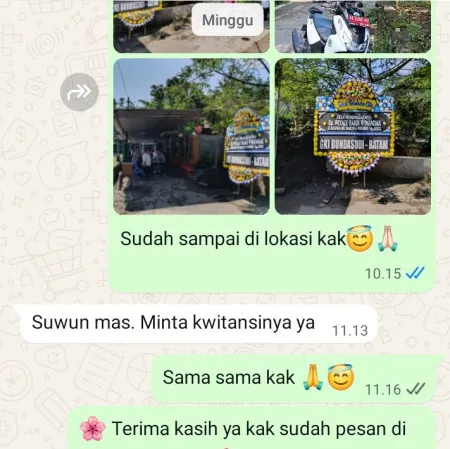 Pengiriman Papan Bunga Duka Pacor Kutoarjo