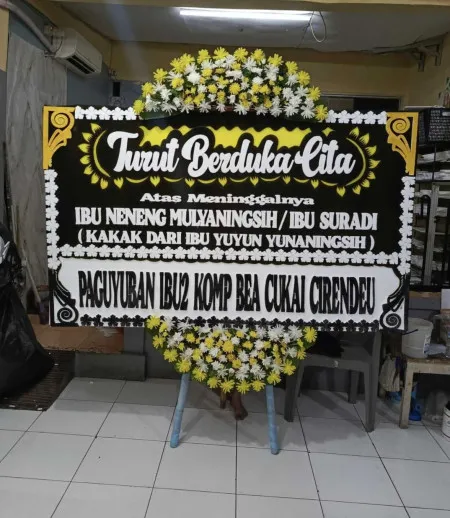 Papan Bunga Duka Pacor Kutoarjo